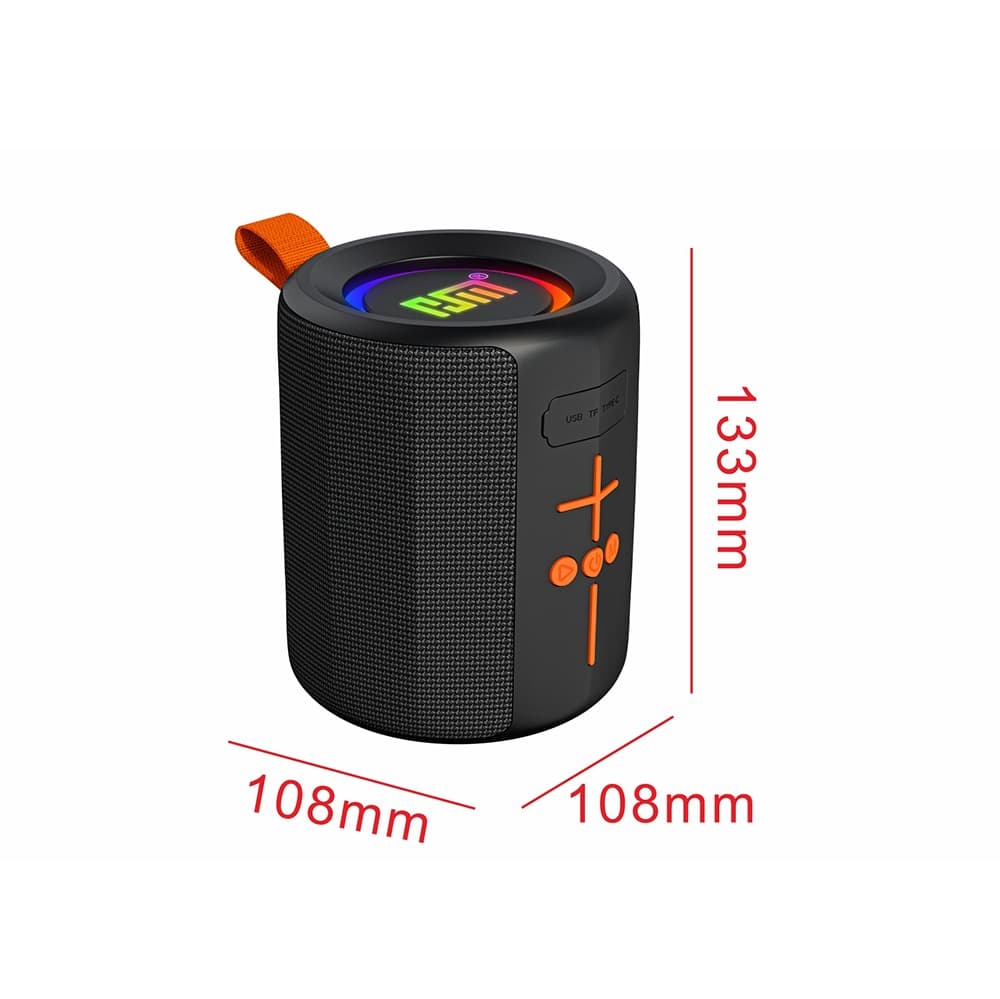 HM-849 Portable IPX4 Waterproof Wireless Speaker With RGB Lighting view 4