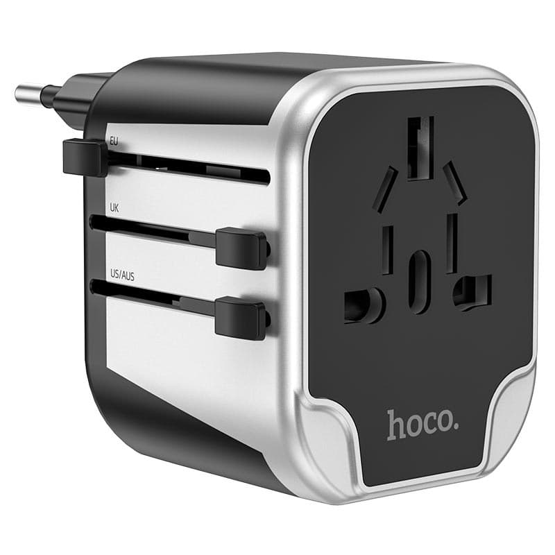 Hoco AC5 Level Wall Charger With Plug Converter Travel Adapter
