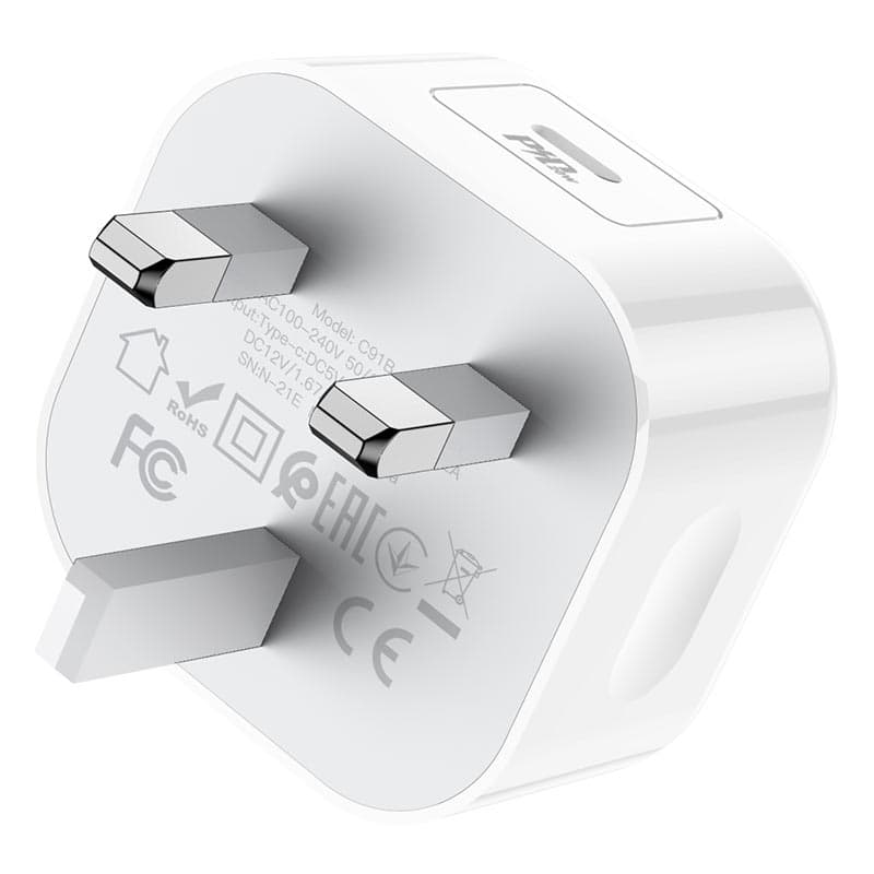 HOCO C91B Founder Type C 20W PD Output Wall Mobile Charger view 2