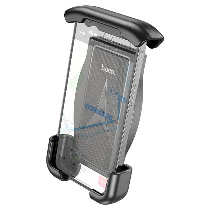 HOCO CA119 Follow Motorcycle Phone Holder – Rearview Mirror Mount For 4.5–7″ Devices view 3