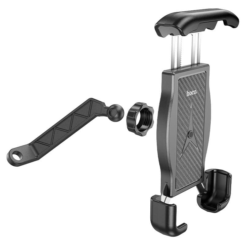 HOCO CA119 Follow Motorcycle Phone Holder – Rearview Mirror Mount For 4.5–7″ Devices