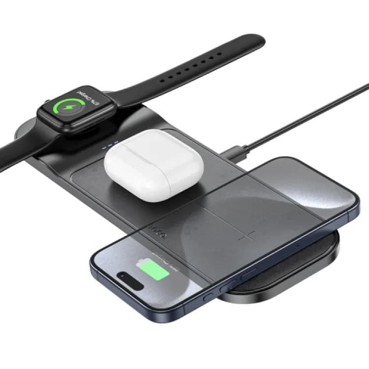 Hoco CQ5 Step 3-In-1 Wireless Fast Charger