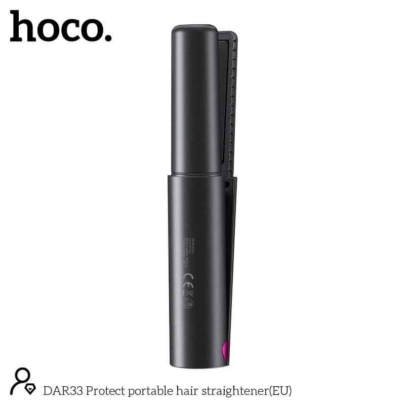 Hoco DAR33 5000mAh Rechargeable Portable Hair Straightner view 5