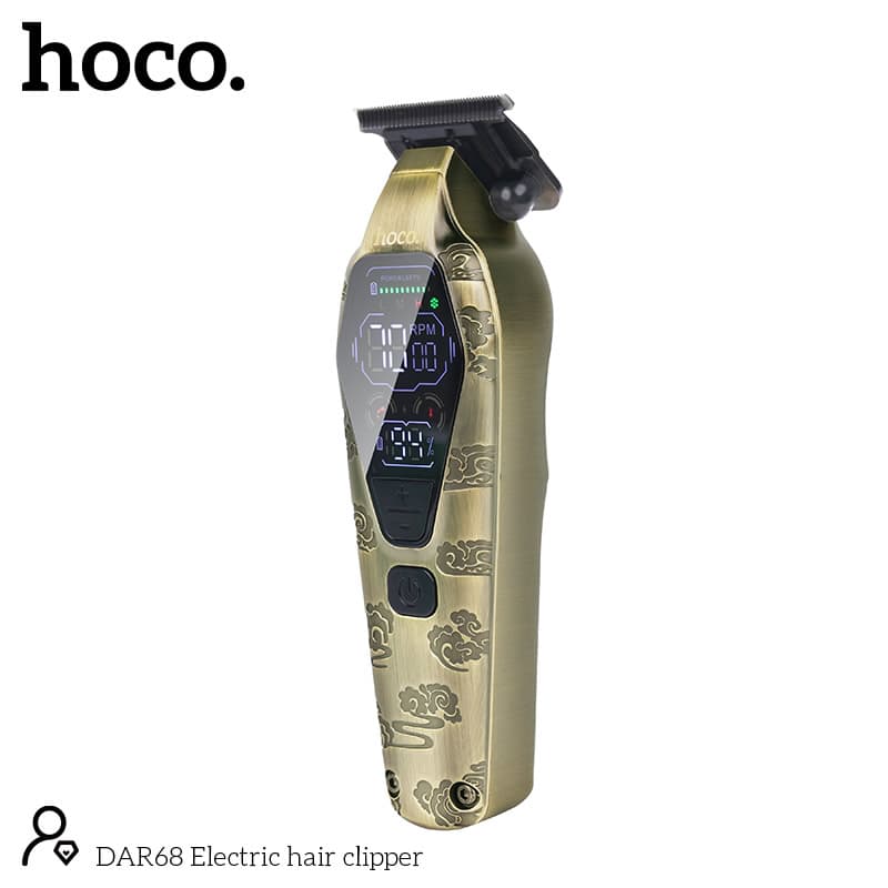 Hoco DAR68 Rechargeable Digital Display Electric Hair Trimmer Clipper view 2