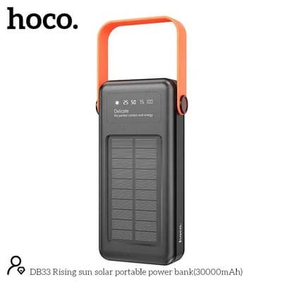 Hoco DB33 Solar Charging Portable Power Bank 30000mAh
