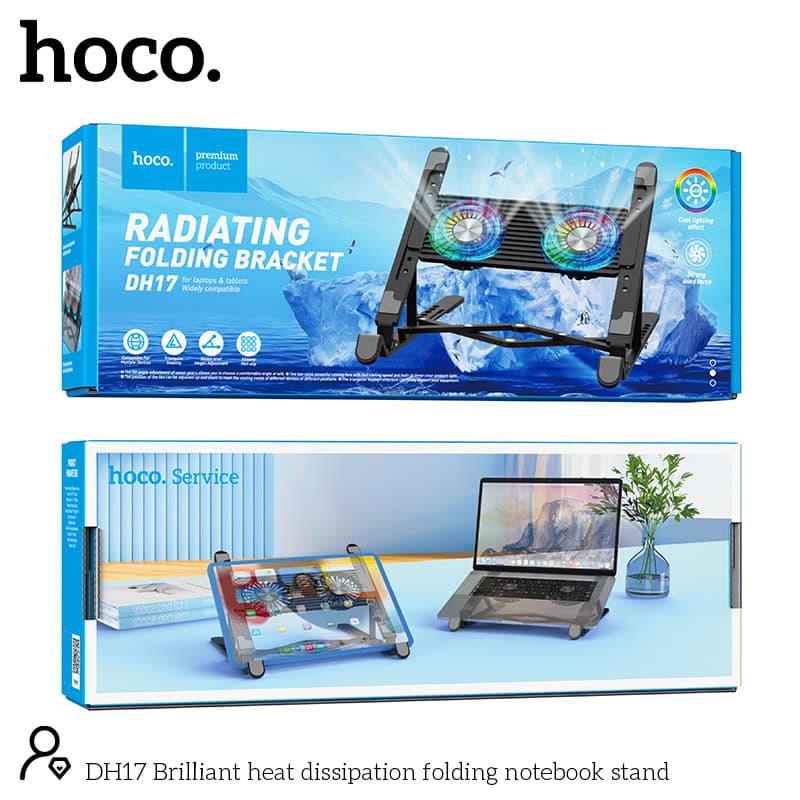 Hoco DH17 Folding Laptop Cooler Stand view 5
