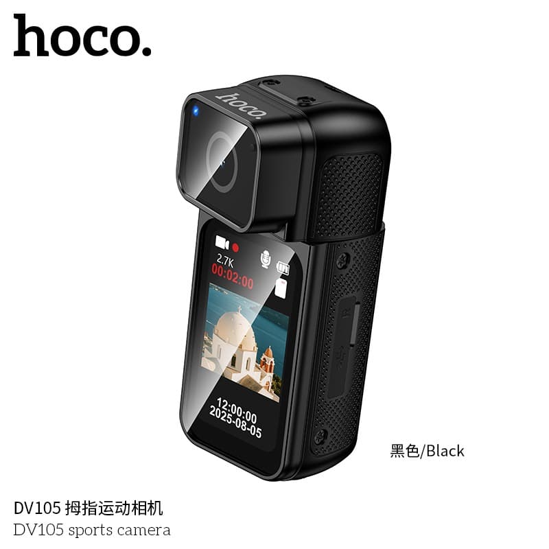 Hoco DV105 Sports Action Camera With Wi-Fi 1.47-Inch IPS Display
