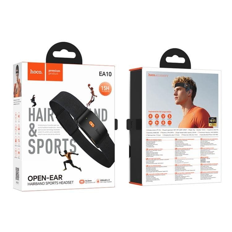 Hoco EA10 Energica Hairband Sport Bluetooth Earphone view 6