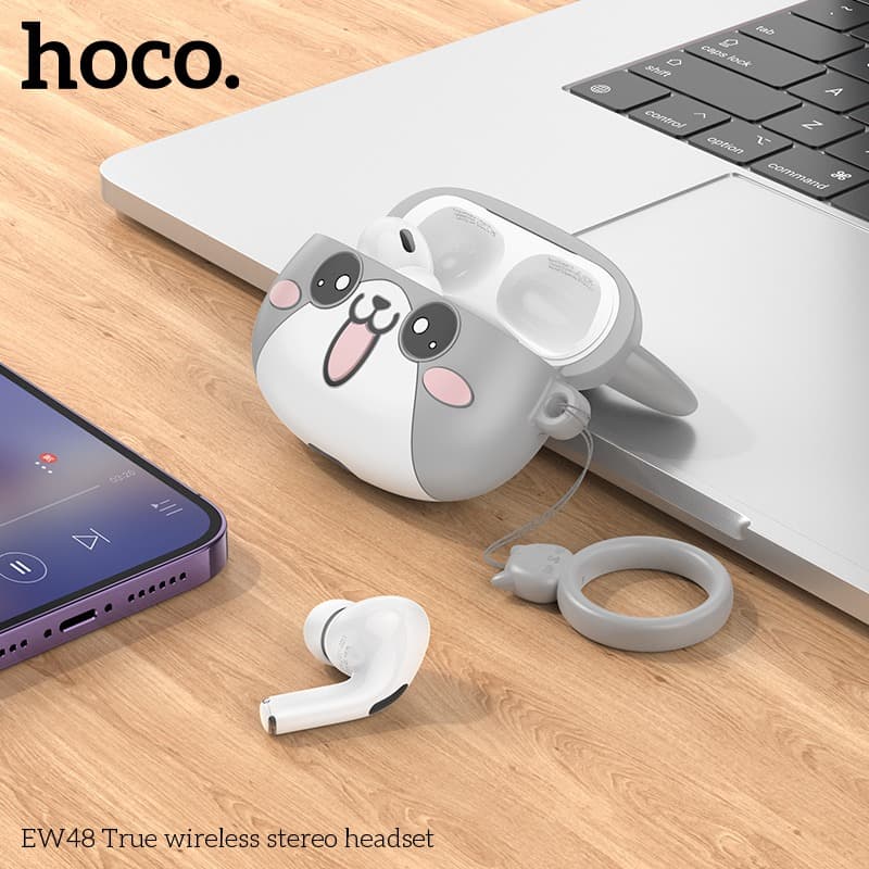 HOCO EW48 True Wireless Stereo Earbuds Bluetooth 5.3 Cute Cat Design view 2