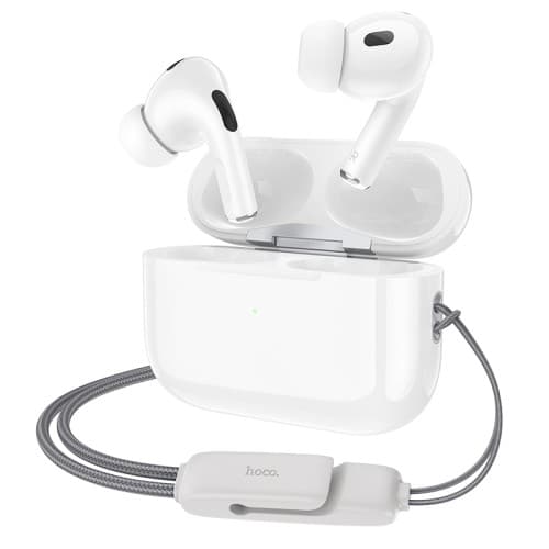 Hoco EW49 True Wireless Bluetooth Earphone With Lanyard view 2