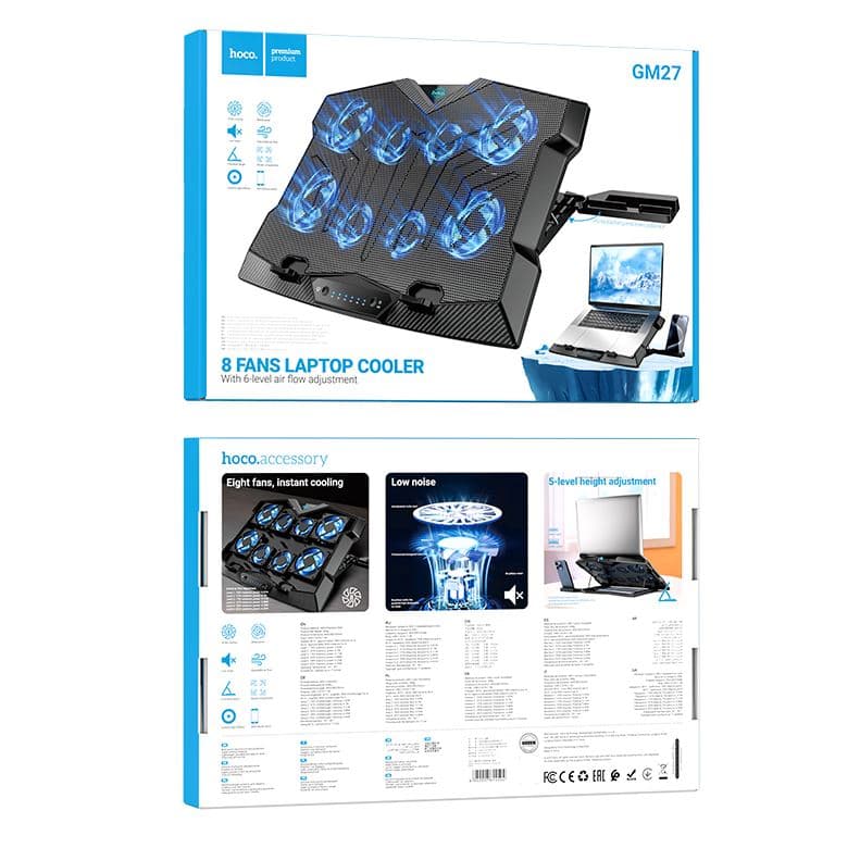 HOCO GM27 Laptop Cooler Stand view 3