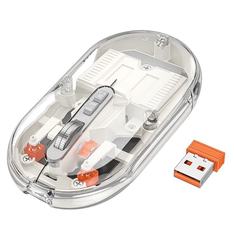 HOCO GM35 Dual-Mode Wireless Mouse Bluetooth 5.2 And 2.4GHz Connection