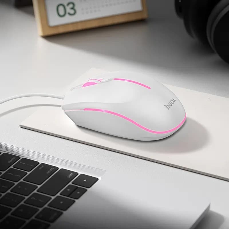 Hoco GM37 Gaming Luminous Wired Mouse view 4