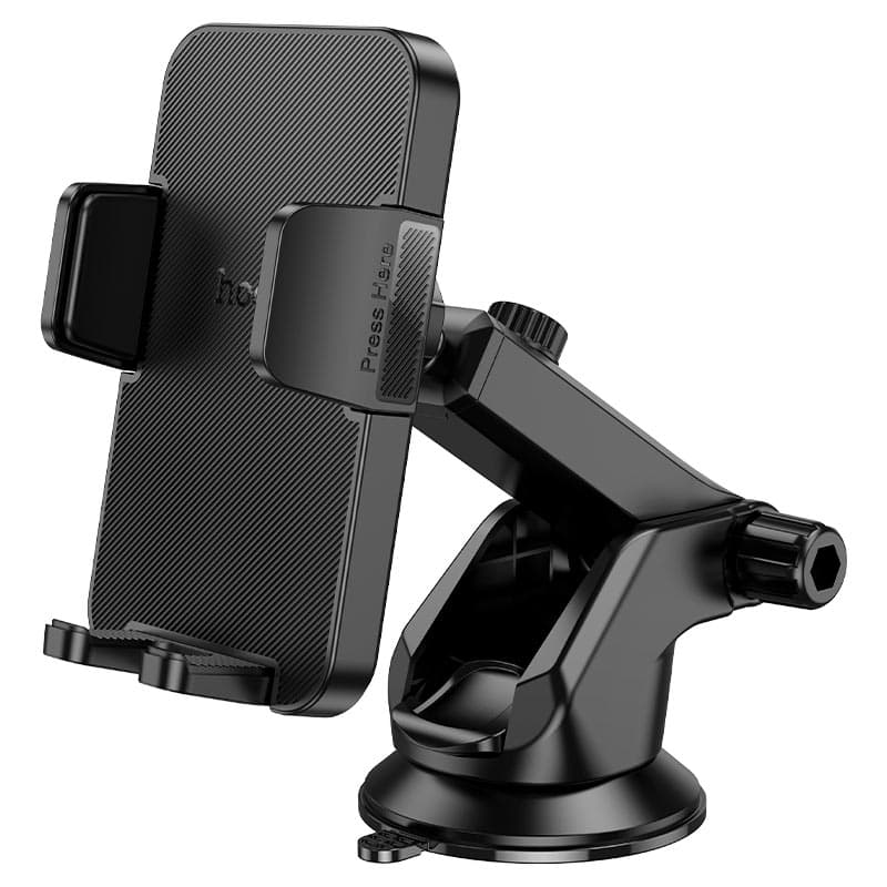 Hoco H37 Car Phone Holder Press Type Clamp Mount For 4.5–7 Inch Smartphones view 4