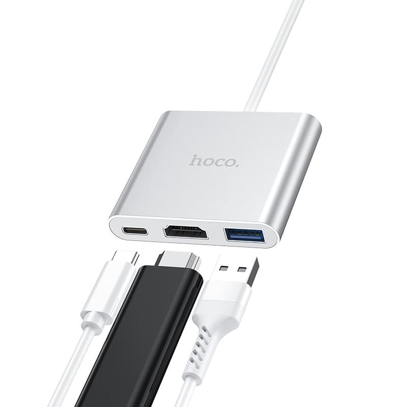 Hoco HB14 Type C Hub USB3.0 + HDMI + PD
