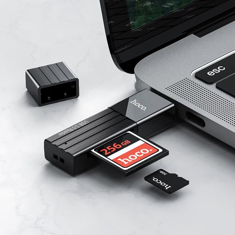 Hoco HB20 Mindful Card Reader 2 In 1 USB3.0