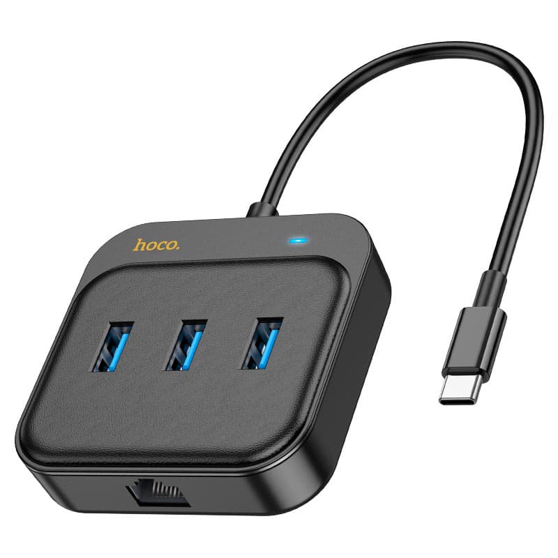 Hoco HB35 Type C Hub 3 USB A 3.0 + RJ45