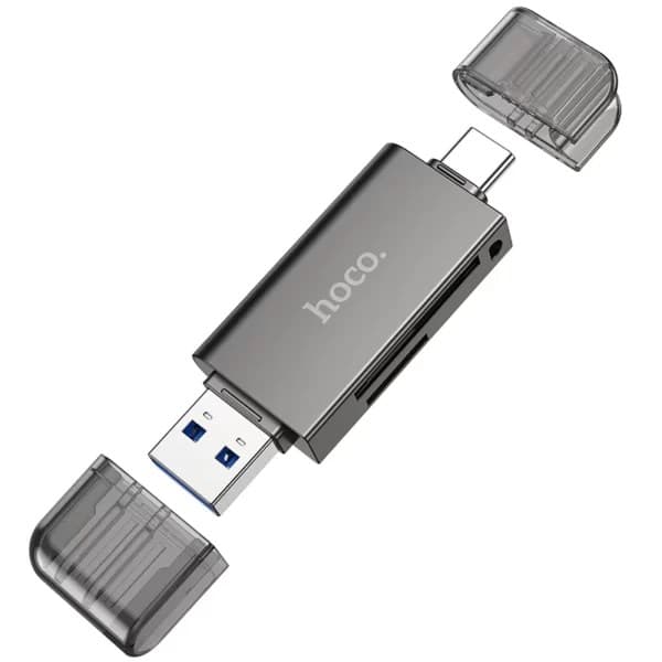 Hoco HB39 Card Reader USB Type C 3.0 High Speed Zinc Alloy Memory Cardreader