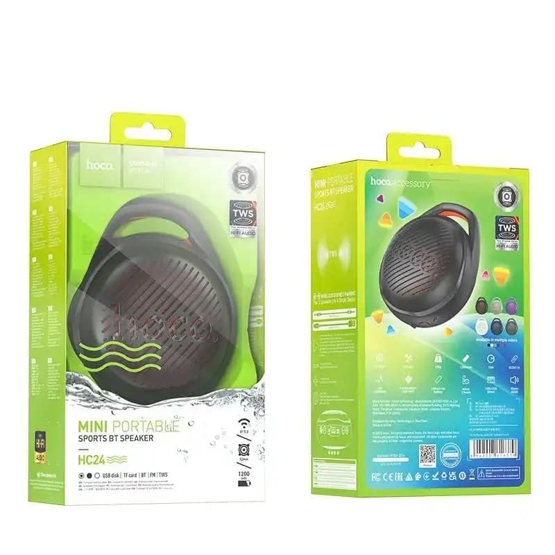 Hoco HC24 Wireless Bluetooth 5.2 Waterproof Hi-Fi TWS Speaker view 3