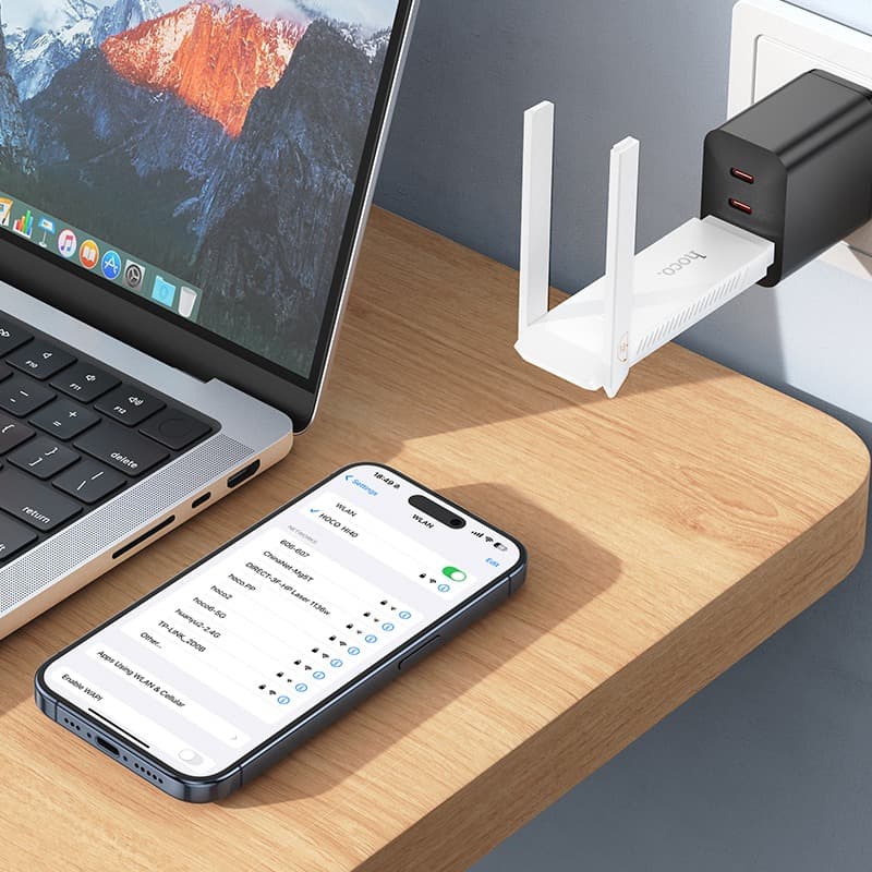 HOCO HI40 Wireless 150 Mbps USB Dongle Portable WiFi Hotspot Mobile 2.4 GHz LTE Modem Pocket Dongle WiFi6 view 3