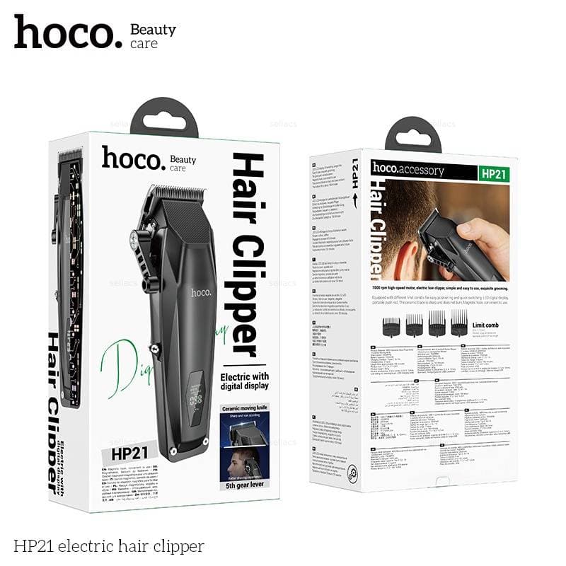 HOCO HP21 Electric Clipper Hair Trimmer 150min LED Display view 3