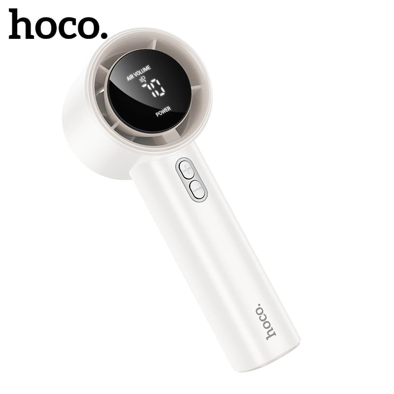 Hoco HX64 Hurricane High Speed Handheld Fan 3600mAh Long Battery Life Turbo Speed Hand Fan