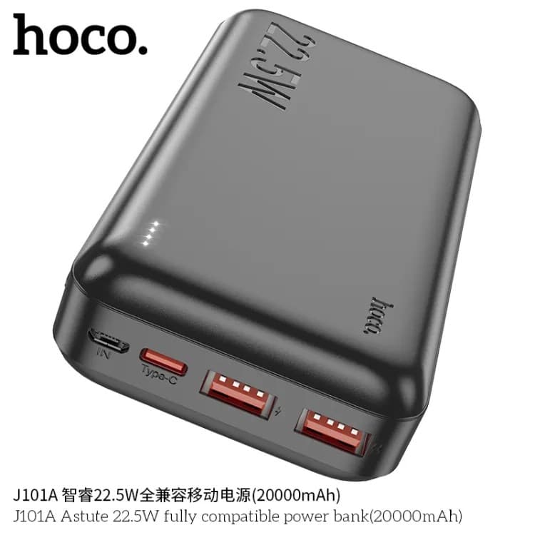 Hoco J101A Astute 22.5W Full Compatible Power bank 20000mAh