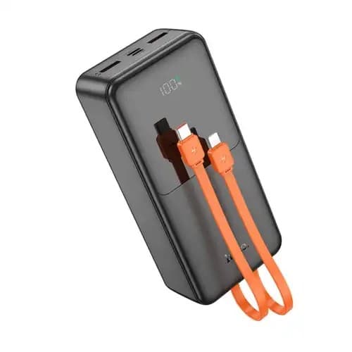 Hoco J119B Fast Charging 22.5W PD20 30000mAh Power Bank with Digital Display & Cable