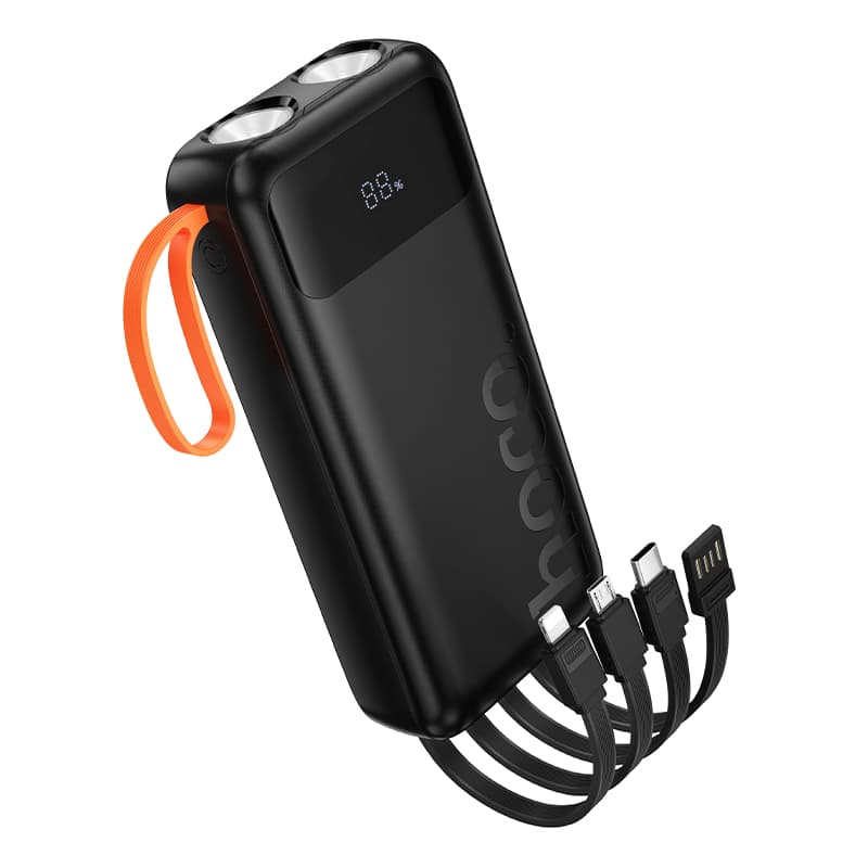 Hoco J151A 20000mAh Powerbank PD Type C 20W And USB-A With Digital Led Indicator And Dual Light