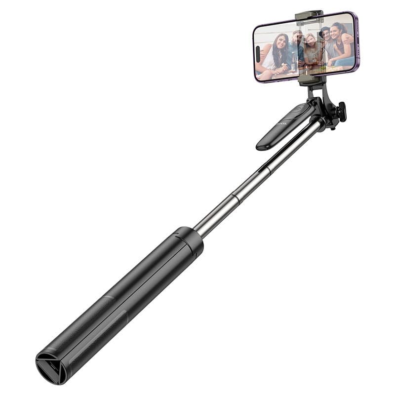 Hoco K19 Soul 1.57m Live Broadcast Tripod & Selfie Stick With Detachable Bluetooth Remote view 2