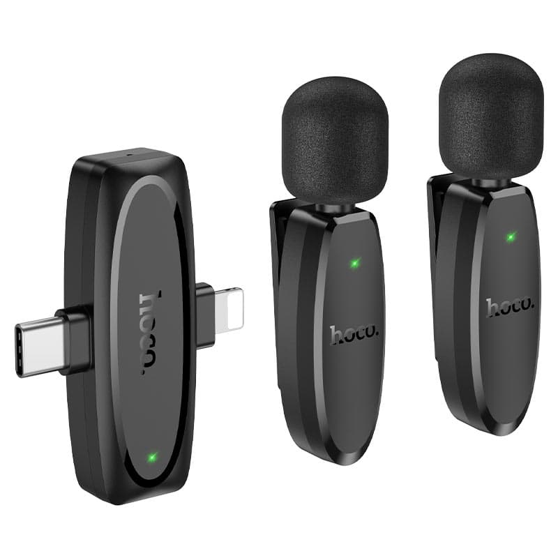 Hoco L15 iP+Type-C Dual Wireless Microphone
