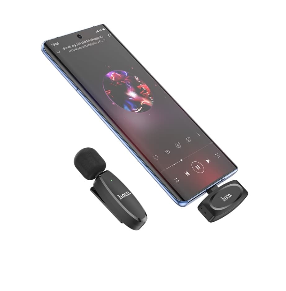 Hoco L15 USB-C/Type-C Wireless Lavalier Digital Microphone view 3