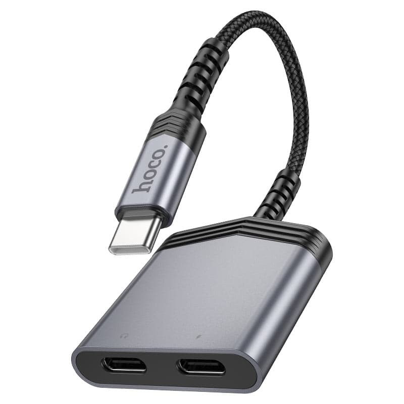 Hoco LS40 Adapter Type C to 2 × Type-C Audio Converter