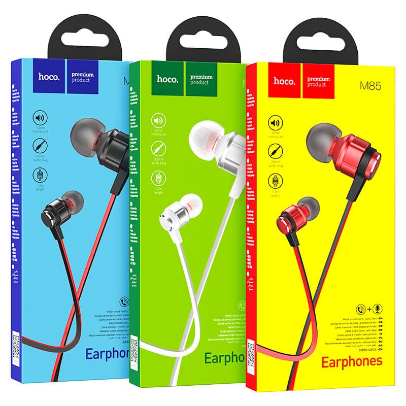 Hoco M85 3.5mm Wired Earphone With Mic view 4