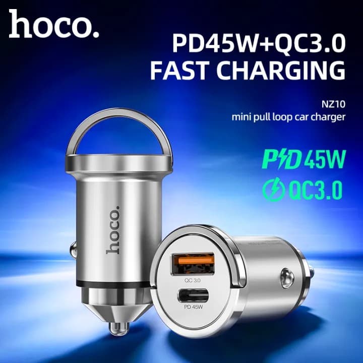 Hoco NZ10 Car Charger Type C PD 45W