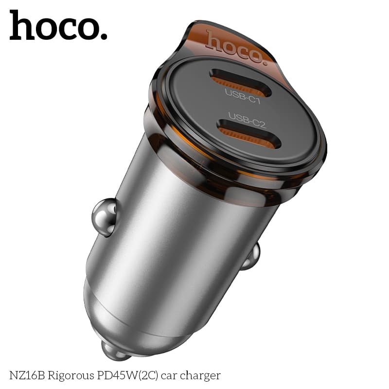 Hoco NZ16B PD 45W (2C) Car Charger
