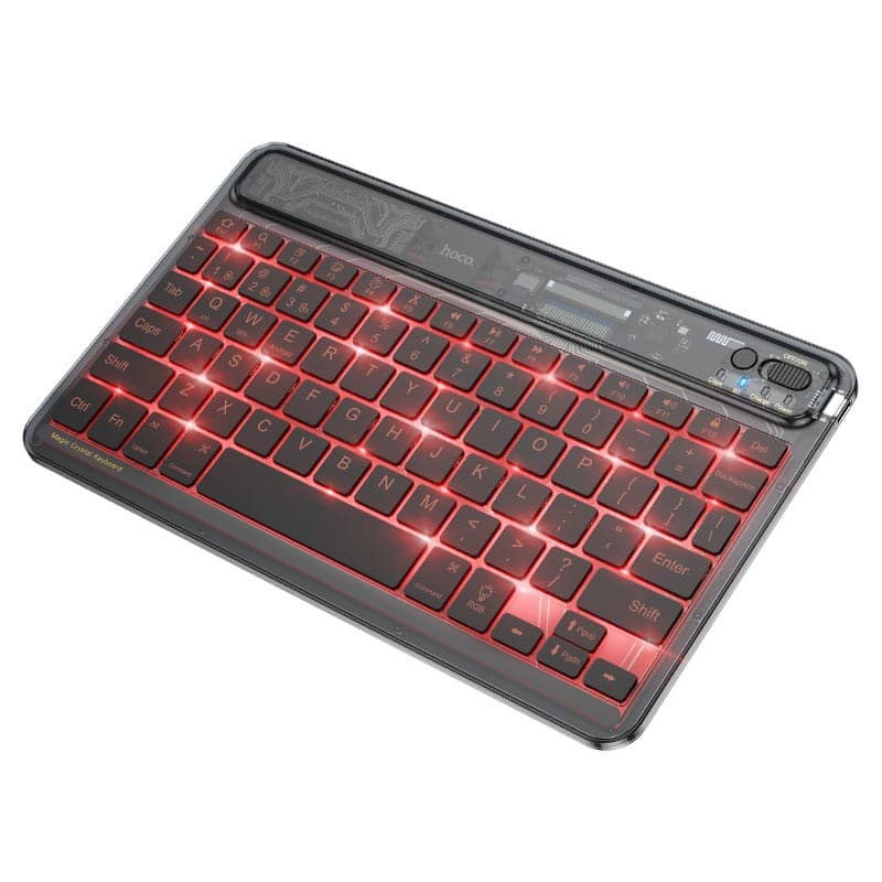 Hoco S55 Wireless Keyboard Transparent Discovery Edition English