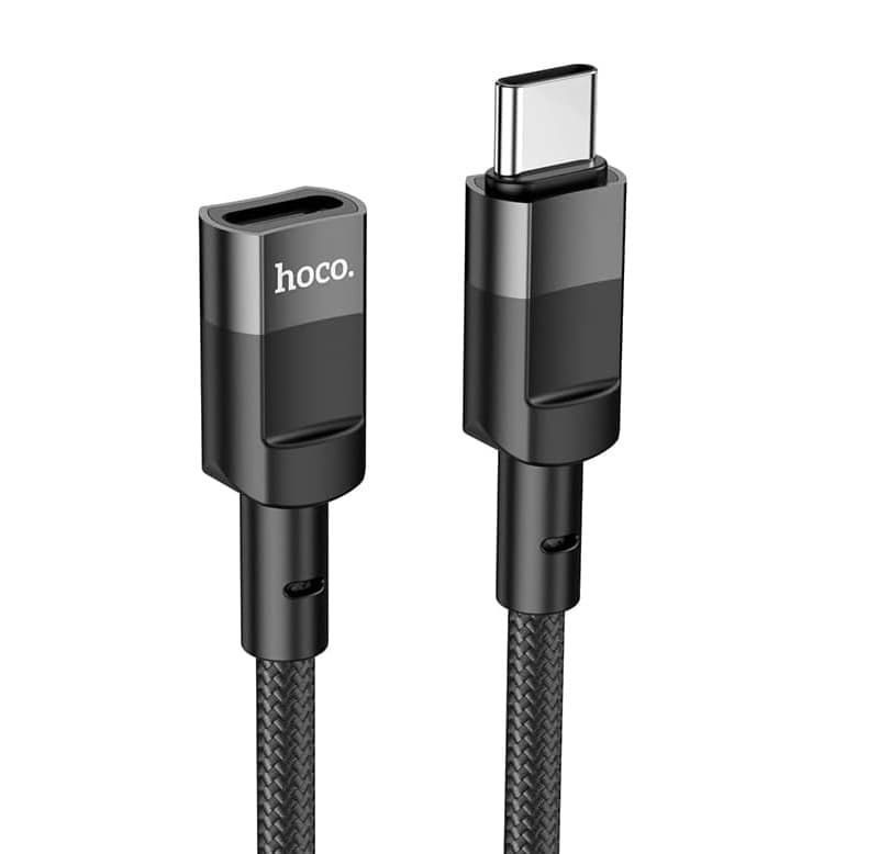 Hoco U107 3A USB C Male To USB C Female Extension Cable