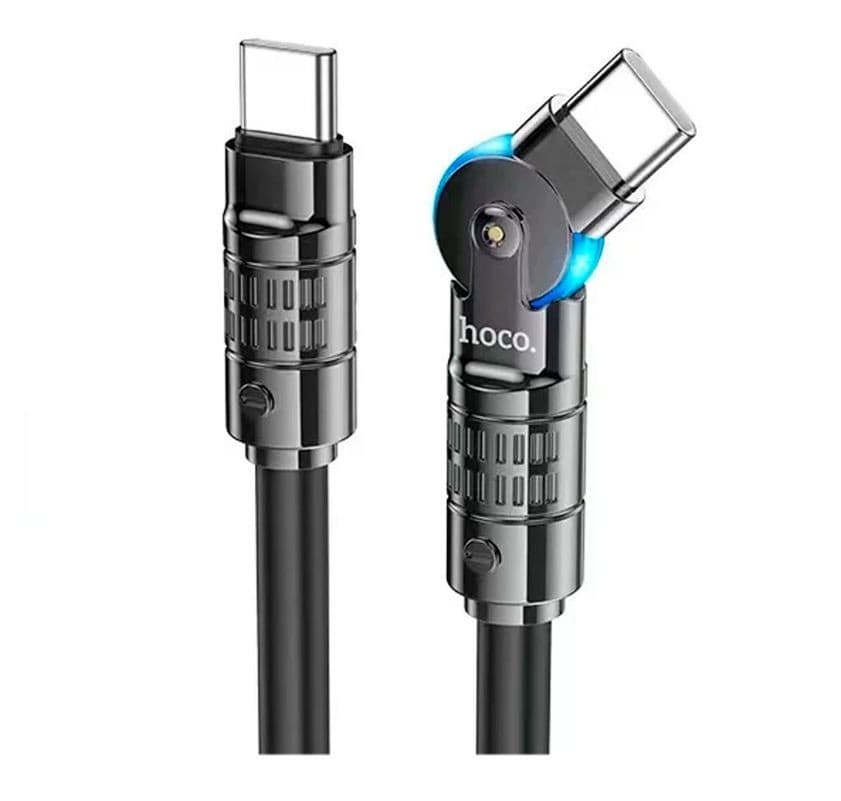 Hoco U118 3A 60W Type-C to Type-C Fast Charging Data Cable