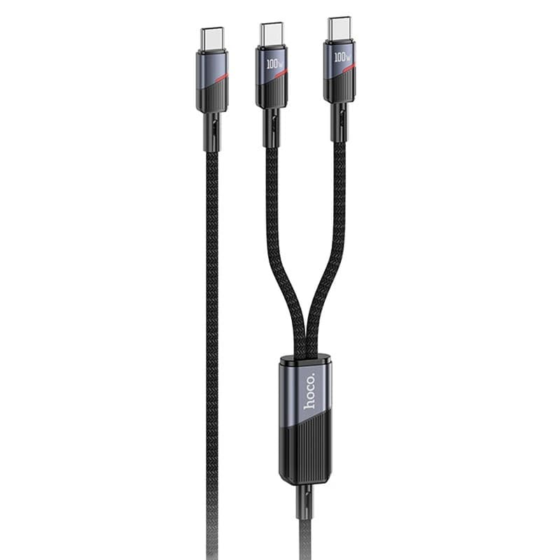 Hoco U139 Type-C To Type-C/Type-C 100W Data Cable 1.2m