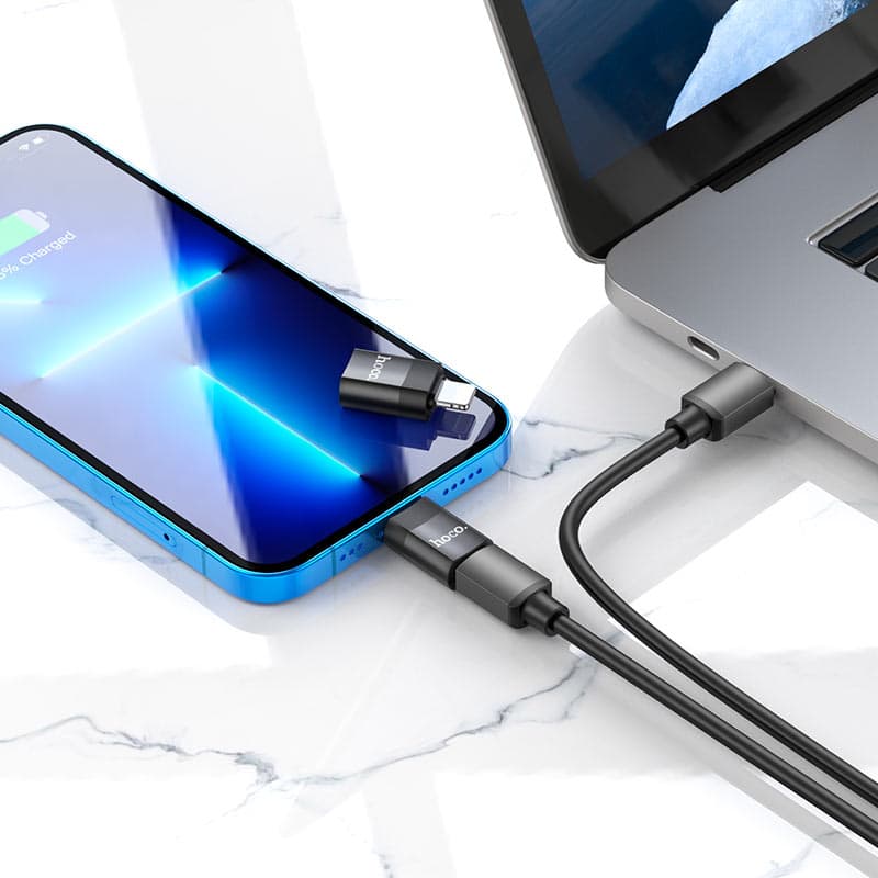 Hoco UA17 Adapter Lightning Male To Type C Female view 2