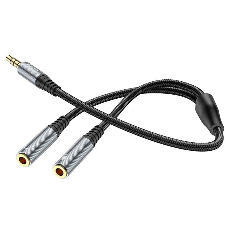 Hoco UPA21 Cable audio adapter 3.5mm Male To 2*3.5mm Female