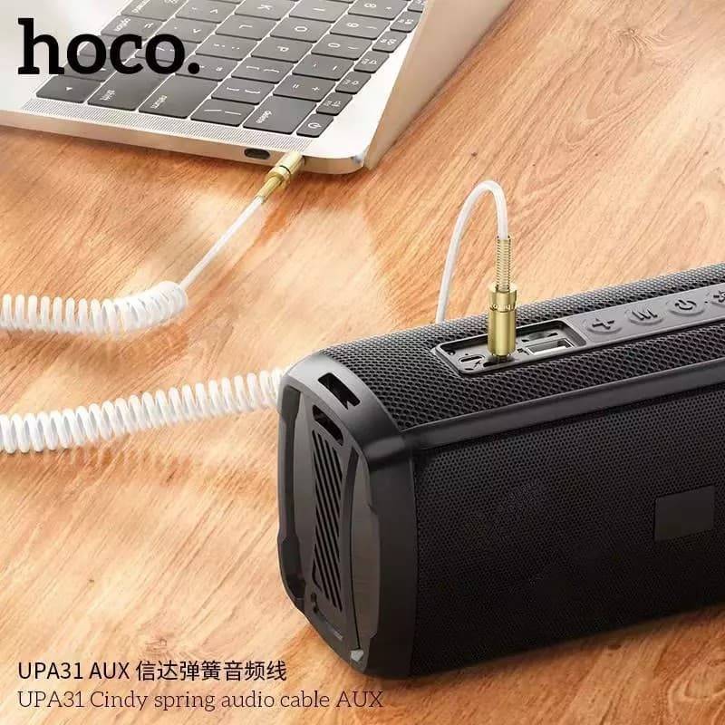 Hoco UPA31 Spring Audio Aux Cable view 3