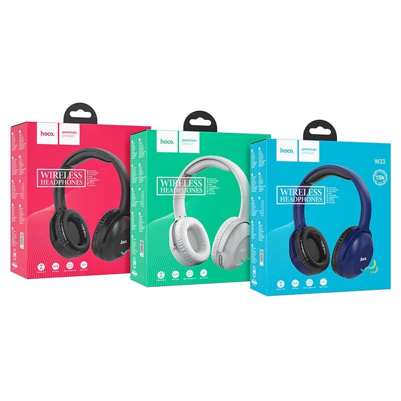 HOCO W33 Wireless Stereo Headphone view 6