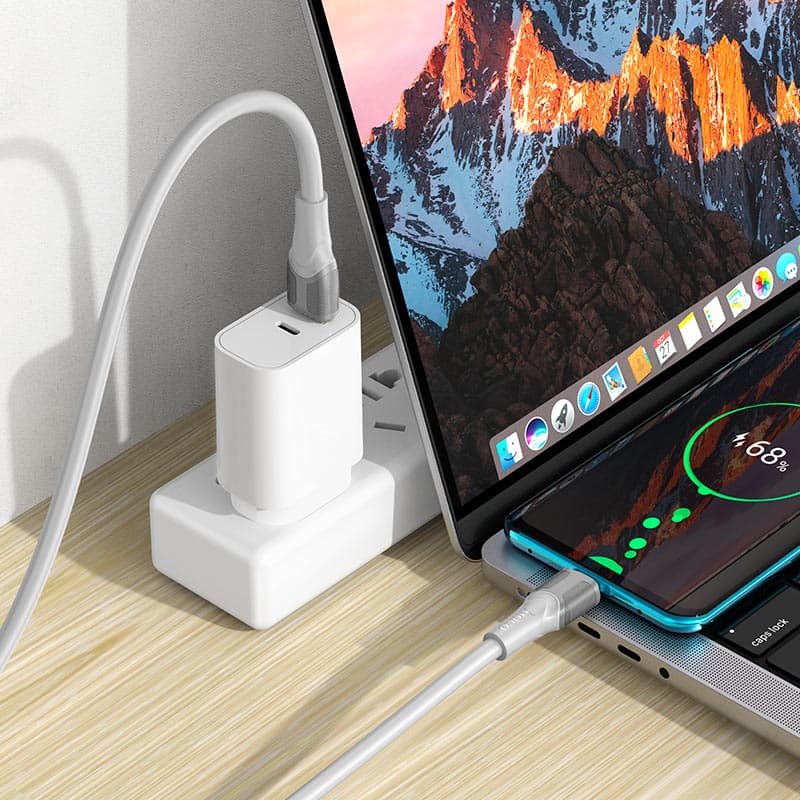 Hoco X106 5A Fast Charge 3 Meter USB To Type-C Data Cable view 2
