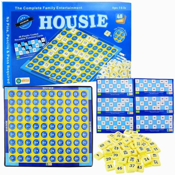 Housie Deluxe Family Board Game