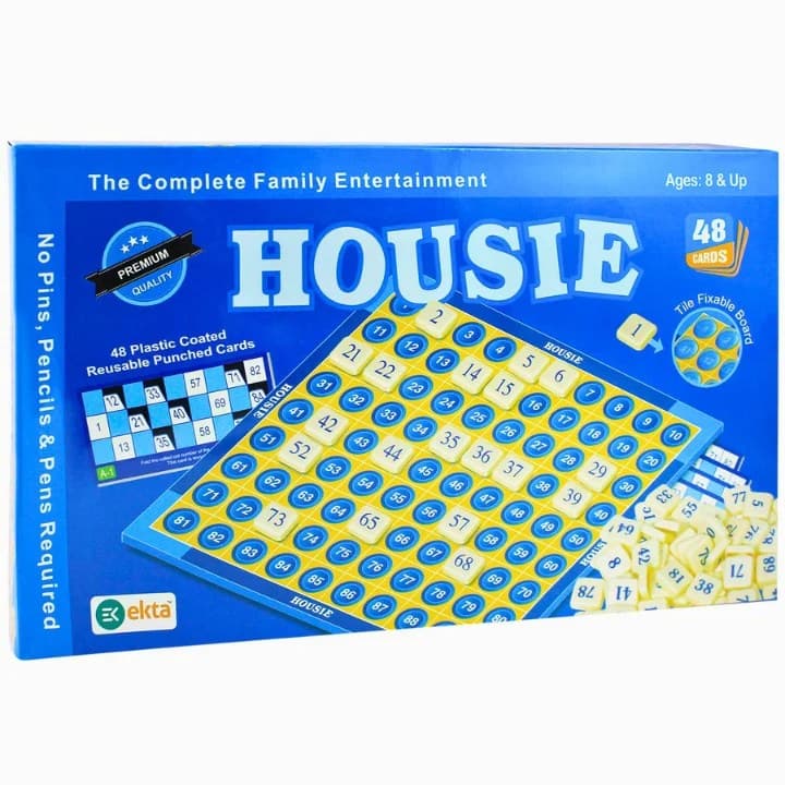 Housie Deluxe Family Board Game view 2