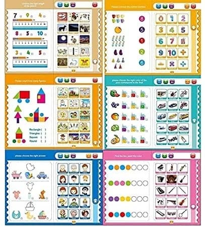 Intellectual Learning Study Book Electronic Talking Book Preschool Early Learning Book For Kids view 3