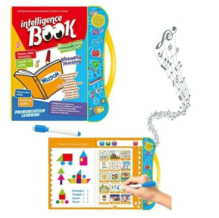 Intellectual Learning Study Book Electronic Talking Book Preschool Early Learning Book For Kids view 2