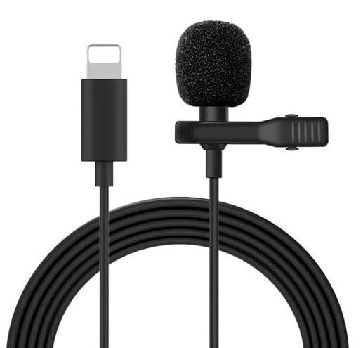 iPhone Lightning Omni Directional Lavalier Microphone